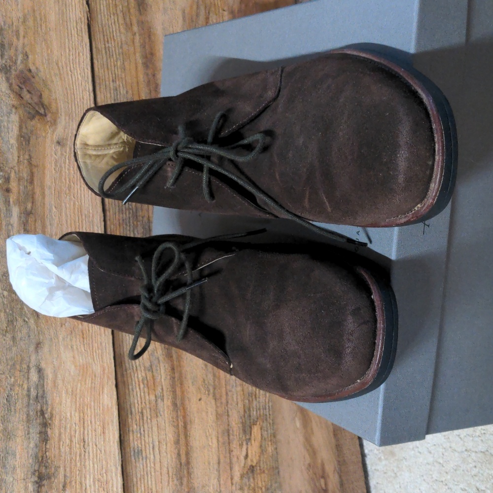 Steptronic Sheepskin Suede Mens lace up boot